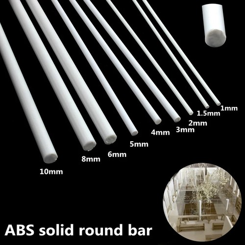 1mm 15mm white abs styrene - abs,